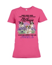 St Bernard Angels without wings Gift for you Premium Fit Ladies Tee tile