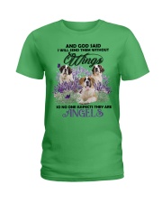 St Bernard Angels without wings Gift for you Ladies T-Shirt tile