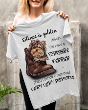 Yorkshire Silence is very suspicious Gift for you Classic T-Shirt apparel-classic-tshirt-lifestyle-front-117