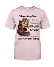 Yorkshire Silence is very suspicious Gift for you Premium Fit Mens Tee tile