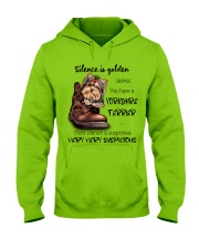 Yorkshire Silence is very suspicious Gift for you Hooded Sweatshirt tile