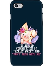 Pig i am a odd farm animal lover pig lovers Phone Case tile
