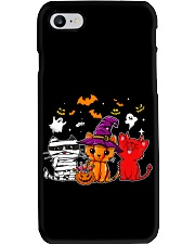 Cat scare and cute Phone Case tile