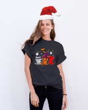 Cat scare and cute Classic T-Shirt lifestyle-holiday-crewneck-front-1