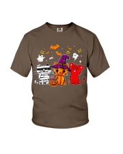 Cat scare and cute Youth T-Shirt tile