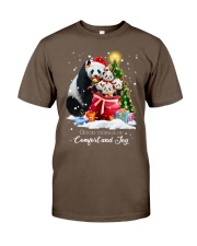 panda xmas gift bag gift for panda lovers Classic T-Shirt tile