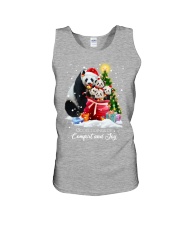 panda xmas gift bag gift for panda lovers Unisex Tank tile
