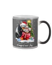 panda xmas gift bag gift for panda lovers Color Changing Mug tile