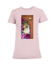 Shelties magical dog mom Premium Fit Ladies Tee tile