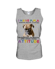 Boxer i have attitude boxer lovers dog mom Unisex Tank tile