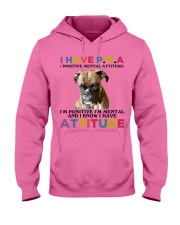 Boxer i have attitude boxer lovers dog mom Hooded Sweatshirt tile