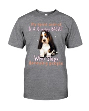 Basset hound annoying people basset hound lovers Classic T-Shirt front