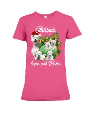Lp 5 Westie box sweater Premium Fit Ladies Tee tile