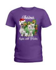 Lp 5 Westie box sweater Ladies T-Shirt tile