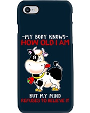 Cow my body knows Phone Case tile
