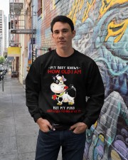 Cow my body knows Crewneck Sweatshirt lifestyle-unisex-sweatshirt-front-2