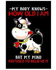 Cow my body knows Vertical Poster tile