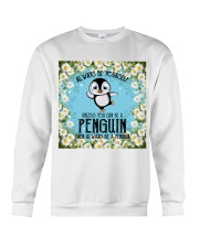 Penguin be yourself penguin lovers Crewneck Sweatshirt tile