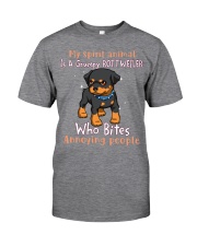 Rottweiler annoying people Classic T-Shirt front