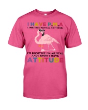 Flamingo i have attitude flamingo lover Premium Fit Mens Tee tile