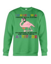 Flamingo i have attitude flamingo lover Crewneck Sweatshirt tile