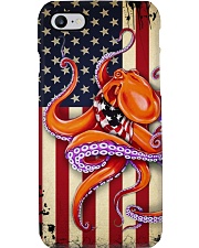 Octopus smile flag Octopus lovers Phone Case tile