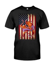 Octopus smile flag Octopus lovers Classic T-Shirt front