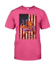 Octopus smile flag Octopus lovers Premium Fit Mens Tee tile