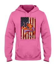 Octopus smile flag Octopus lovers Hooded Sweatshirt tile