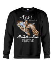 Giraffe no distance giraffe lover Crewneck Sweatshirt tile
