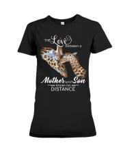 Giraffe no distance giraffe lover Premium Fit Ladies Tee tile