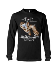 Giraffe no distance giraffe lover Long Sleeve Tee tile