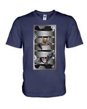 Bat cool and cute gift for bat lover V-Neck T-Shirt tile