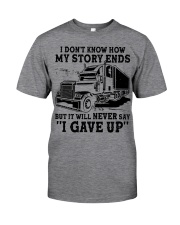 Trucker my story Classic T-Shirt front