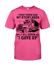 Trucker my story Classic T-Shirt tile