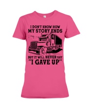 Trucker my story Premium Fit Ladies Tee tile