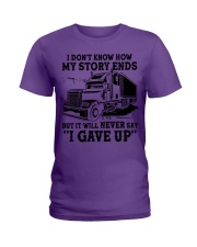 Trucker my story Ladies T-Shirt tile
