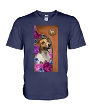 Jack Russell Terrier magical dog mom V-Neck T-Shirt tile