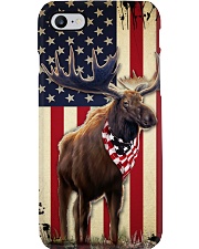 Moose smile flag moose lovers Phone Case tile