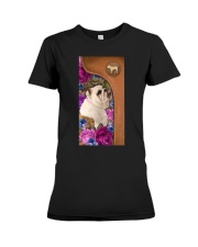 Bulldog magical gift for dog mom Premium Fit Ladies Tee tile