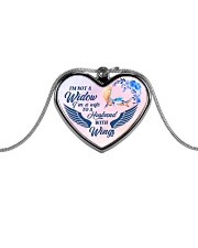 Lp hummingbird necklace Metallic Heart Necklace front
