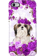 Shih Tzu Purple rose Gift for you Phone Case i-phone-8-case