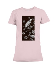 Turtle line awesome gift for turtle lover Premium Fit Ladies Tee tile