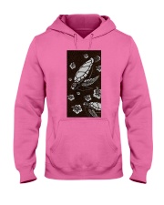 Turtle line awesome gift for turtle lover Hooded Sweatshirt tile