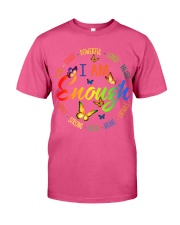 Butterfly i am enough insects bugs lover Premium Fit Mens Tee tile
