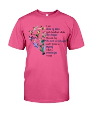Hummingbird what a wonderful world bird lover Premium Fit Mens Tee tile