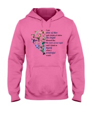 Hummingbird what a wonderful world bird lover Hooded Sweatshirt tile
