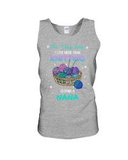 Knitting being nana gift for her gift for you Unisex Tank tile