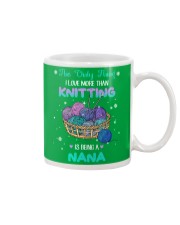 Knitting being nana gift for her gift for you Mug tile