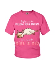LLamas Follow your dream Gift for U Youth T-Shirt tile